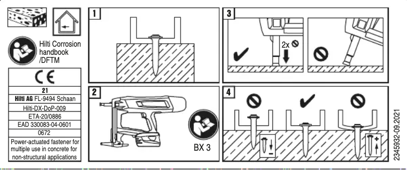 Image de la première page du manuel de l'appareil X-P B3 MX