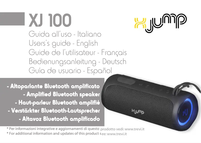Page n°1 - Manuel utilisateur Trevi Xjump XJ 100