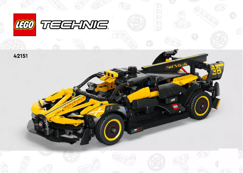 Page 1 de la notice Manuel utilisateur Lego Technic 42151