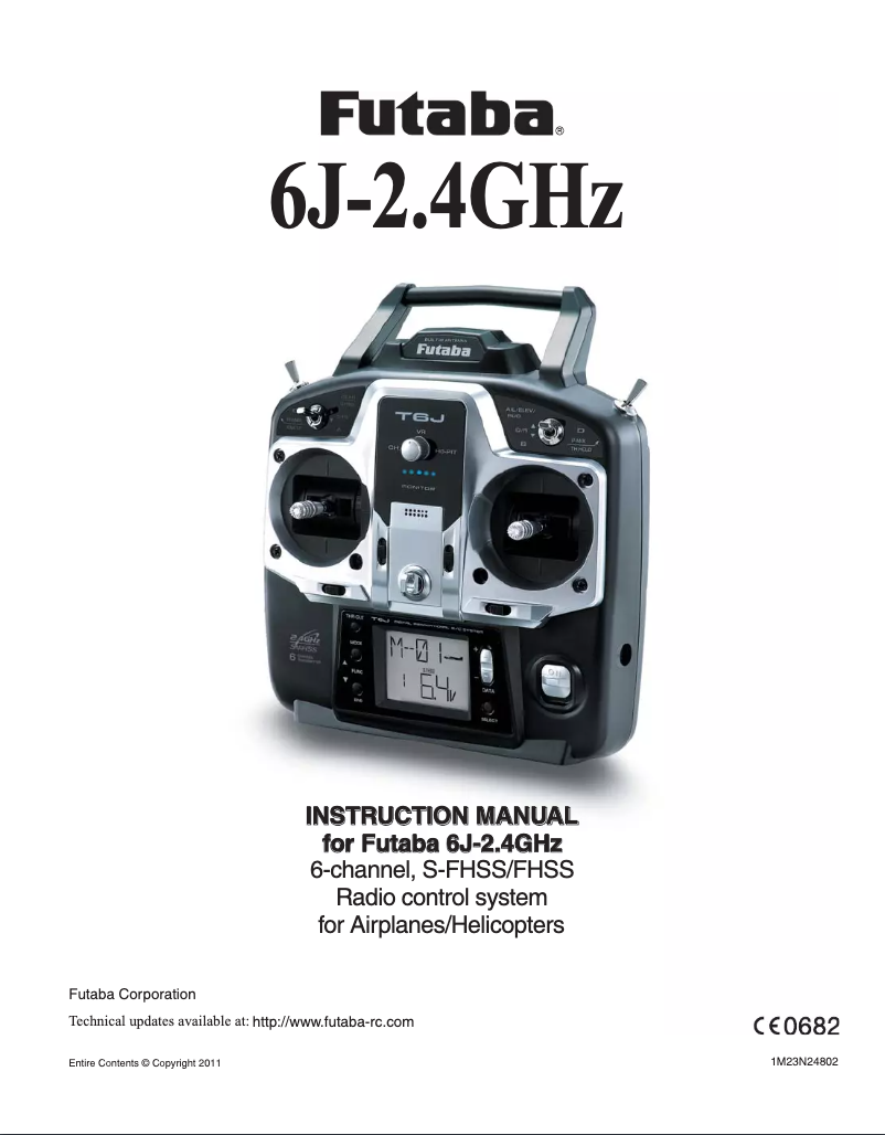 Image de la première page du manuel de l'appareil T6J - 2.4GHz