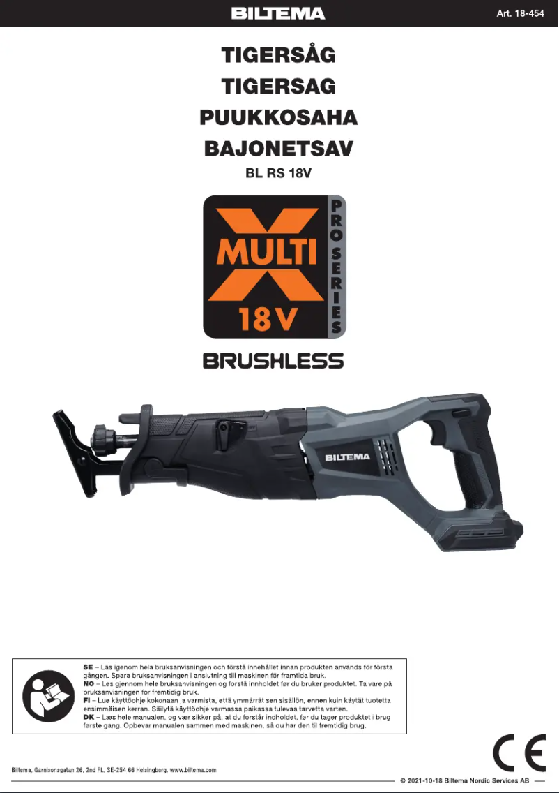 Image de la première page du manuel de l'appareil RS 18