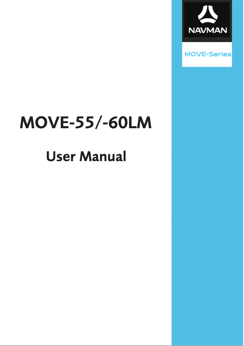 Page n°1 - Manuel utilisateur Navman MOVE-55