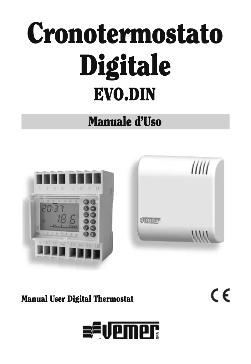 Page n°1 - Manuel utilisateur Vemer Evo Din