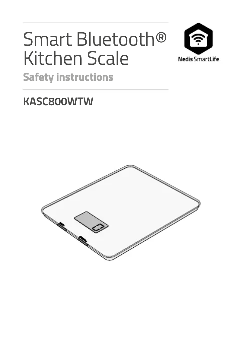 Page 1 de la notice Manuel utilisateur Nedis KASC800WTW
