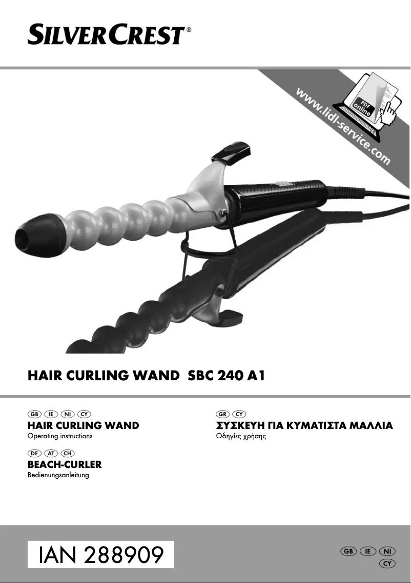 Page 1 de la notice Manuel utilisateur SilverCrest SBC 240 A1