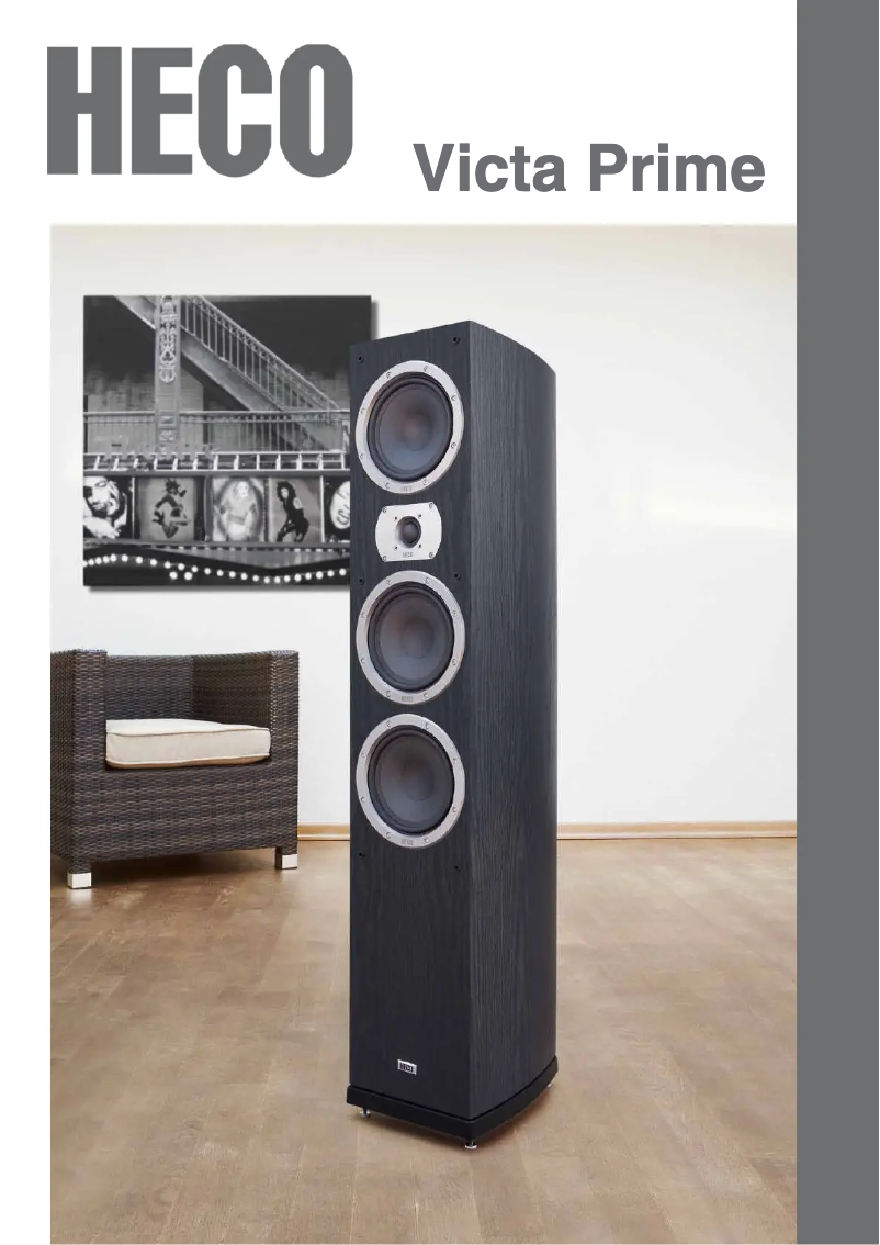 Page 1 de la notice Fiche technique Heco Victa Prime Sub 252 A