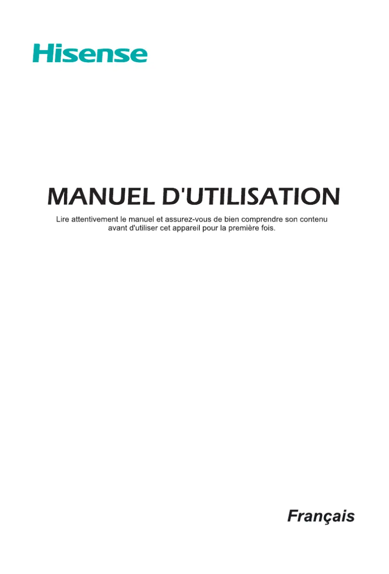 Page n°1 - Manuel utilisateur Hisense H43B7100