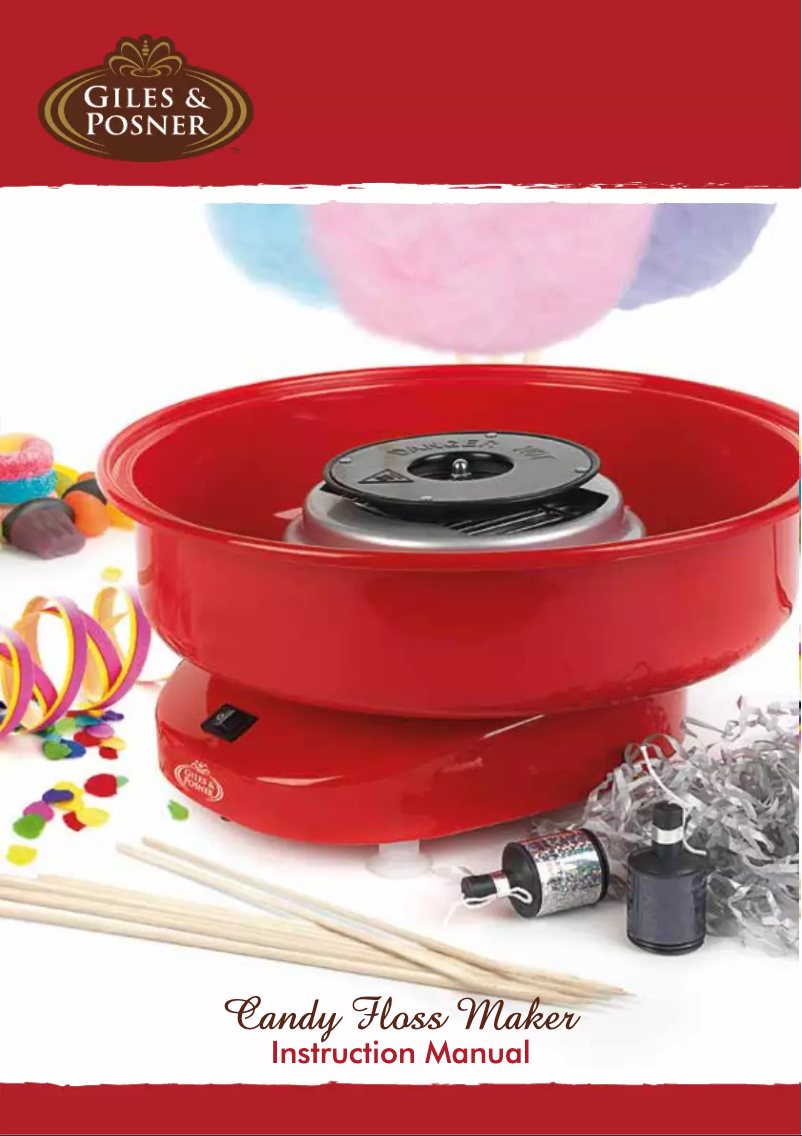 Page 1 de la notice Manuel utilisateur Giles & Posner EK1532