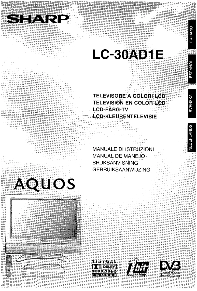 Image de la première page du manuel de l'appareil LC-30AD1E