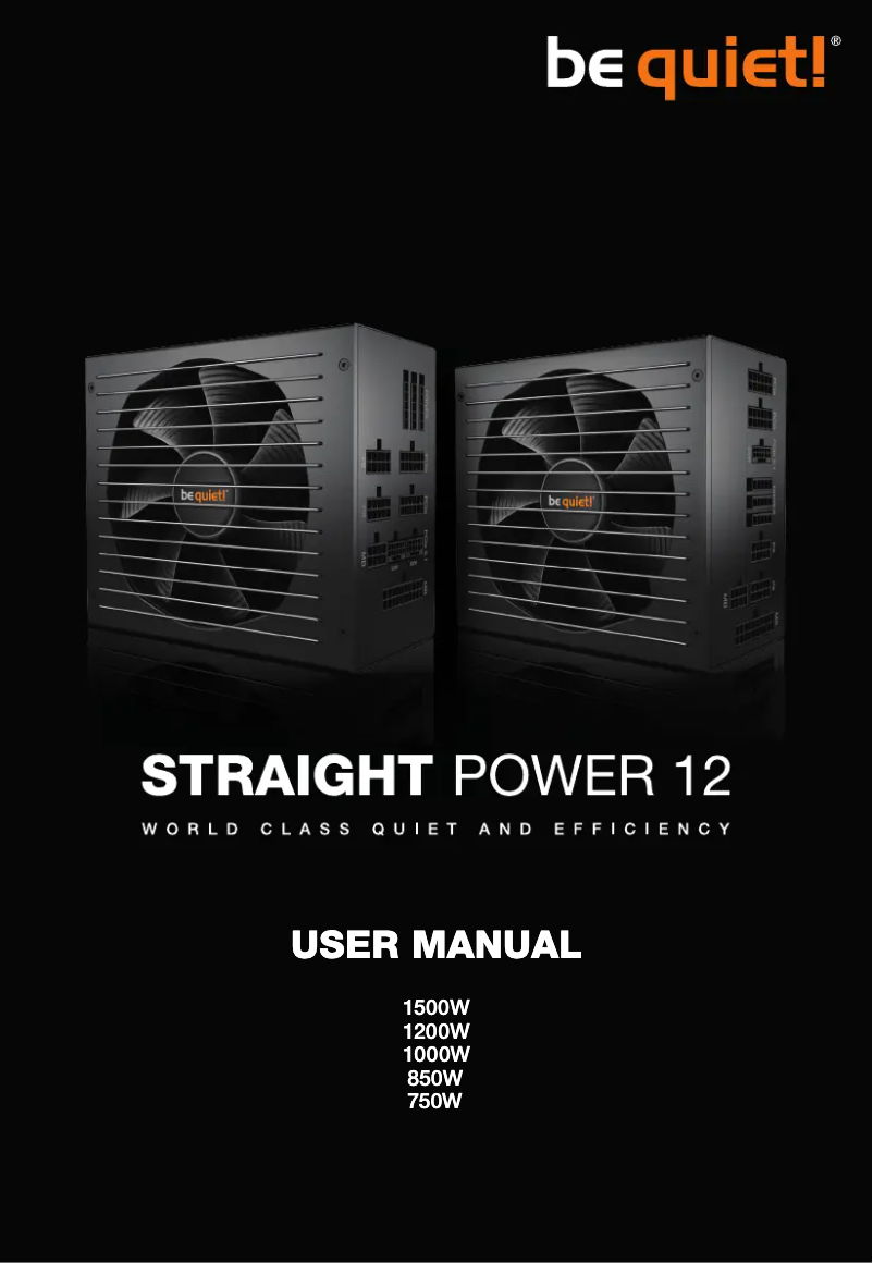 Image de la première page du manuel de l'appareil Straight Power 12