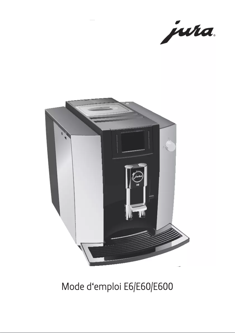 Page 1 de la notice Manuel utilisateur Jura E60