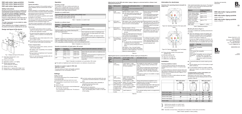 Page 1 de la notice Manuel utilisateur Hager 85648126