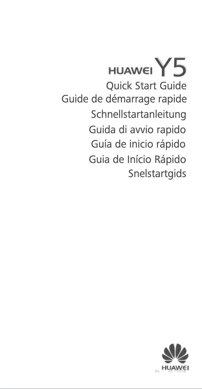 Page 1 de la notice Manuel utilisateur Huawei Y5