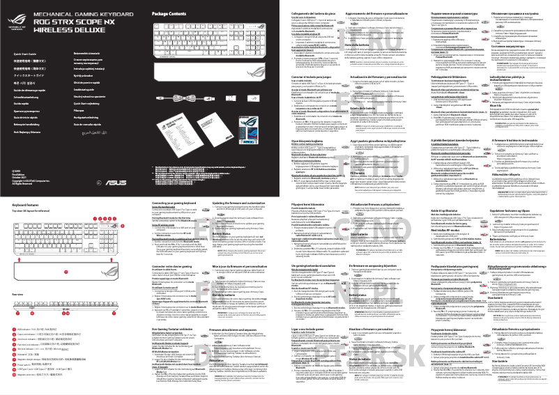 Image de la première page du manuel de l'appareil ROG Strix Scope NX Wireless Deluxe