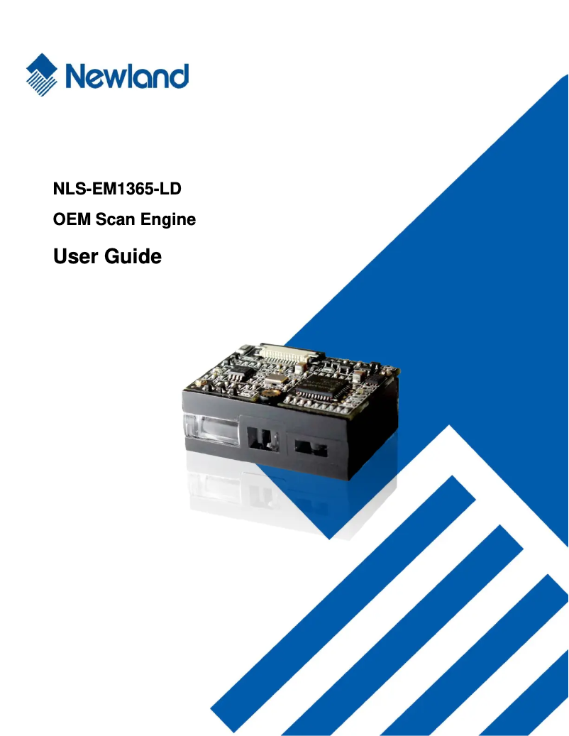 Page 1 de la notice Manuel utilisateur Newland NLS-EM1365-LD