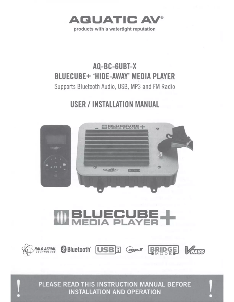 Image de la première page du manuel de l'appareil AQ-BC-6UBT-G