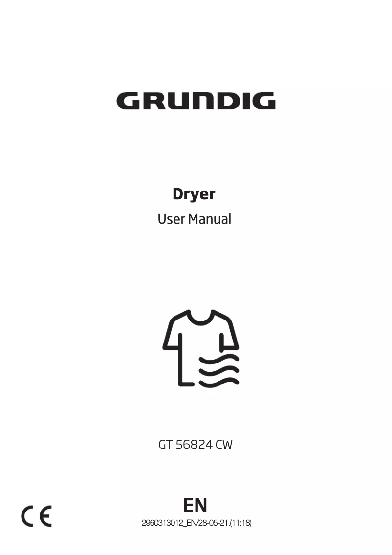 Page 1 de la notice Manuel utilisateur Grundig GT56824C