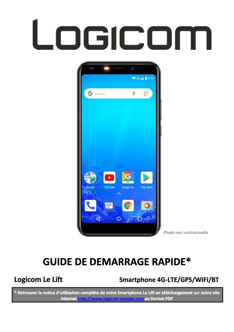 Page n°1 - Manuel utilisateur Logicom Le Lift