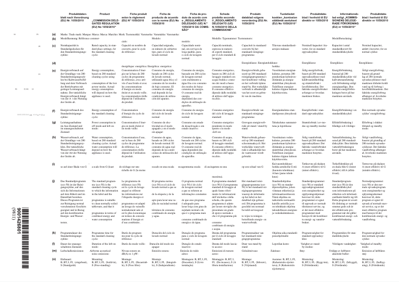 Page 1 de la notice Manuel utilisateur Siemens SR435W03MS