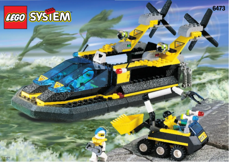 Page 1 de la notice Manuel utilisateur Lego Res-Q Hovercraft