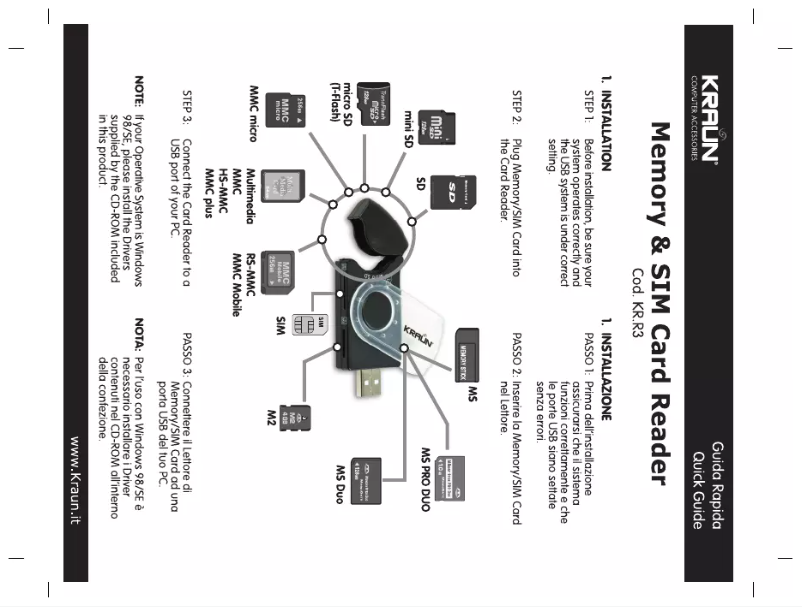 Página 1 del manual Manual de usuario Kraun KR.R3