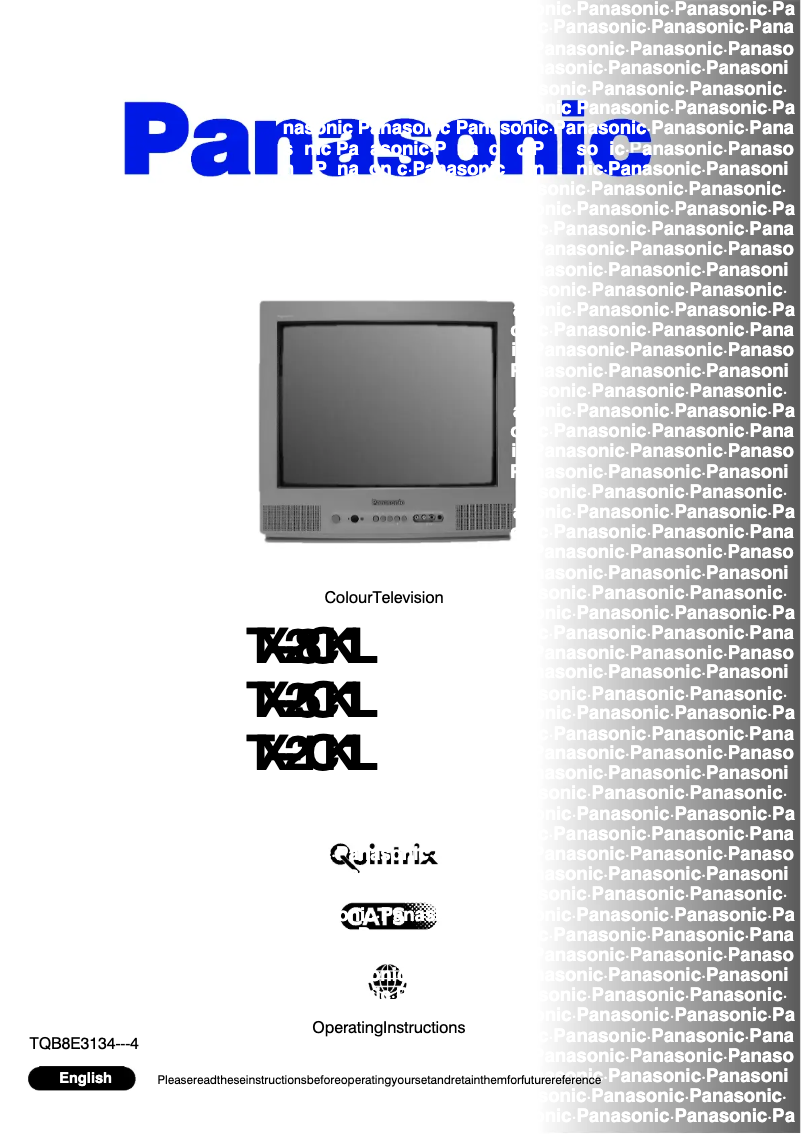 Page 1 de la notice Manuel utilisateur Panasonic TX-28CK1L