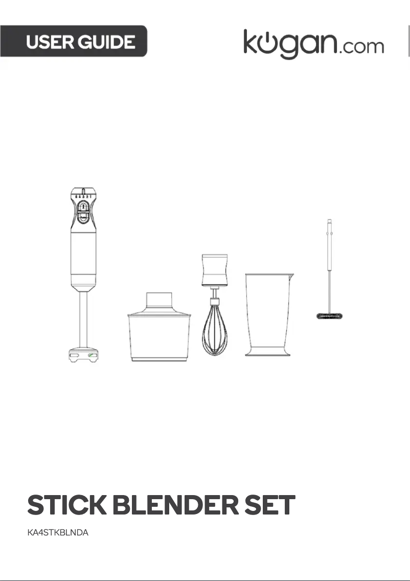 Image de la première page du manuel de l'appareil KA4STKBLNDA