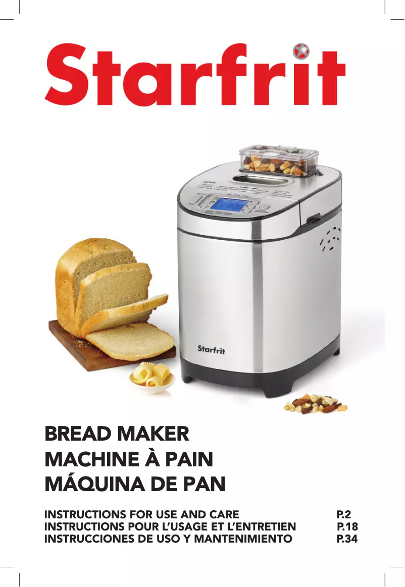 Page 1 de la notice Manuel utilisateur Starfrit 024707-001-0000