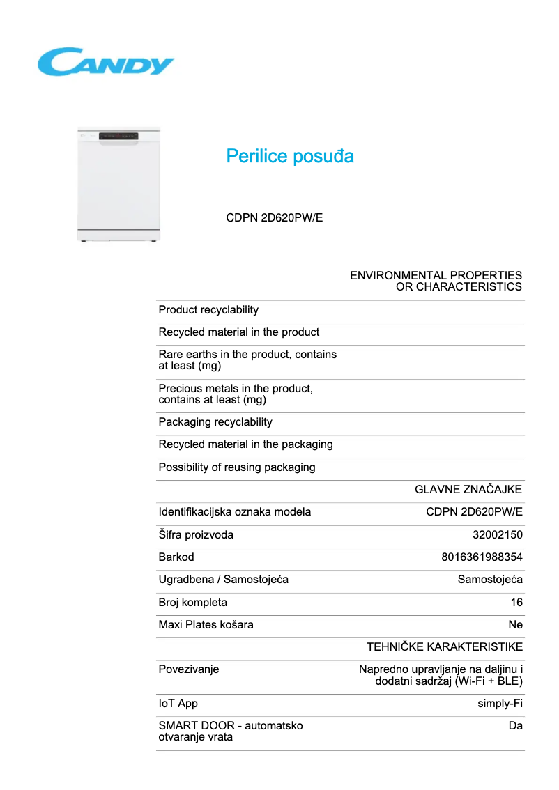 Image de la première page du manuel de l'appareil CDPN 2D620PW/E