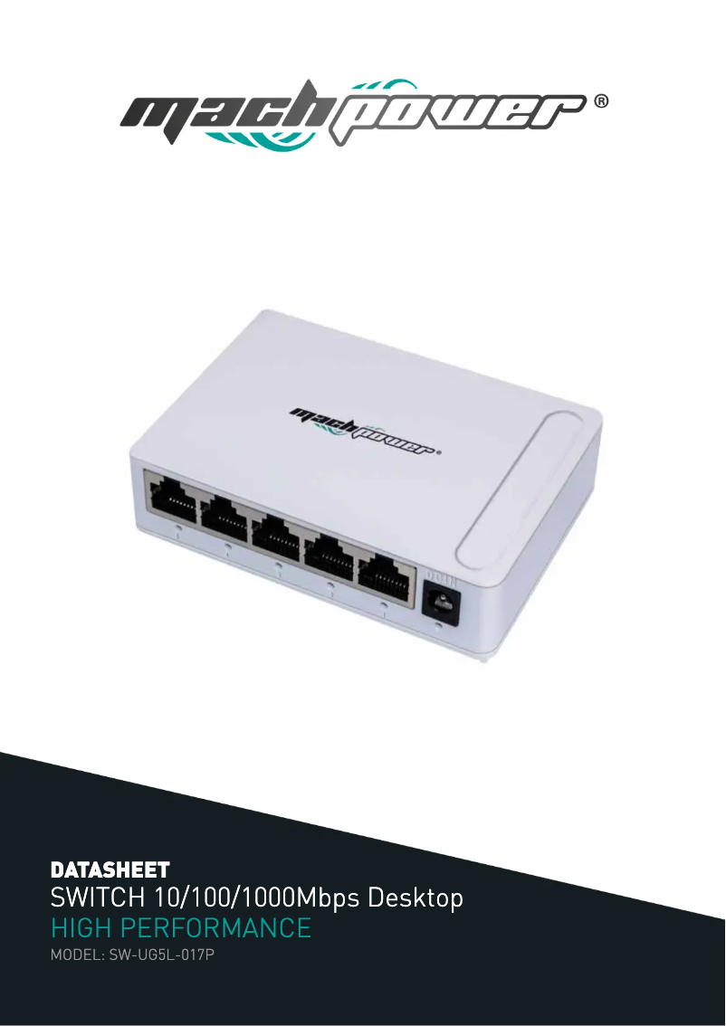 Image de la première page du manuel de l'appareil SW-UG5L-017P