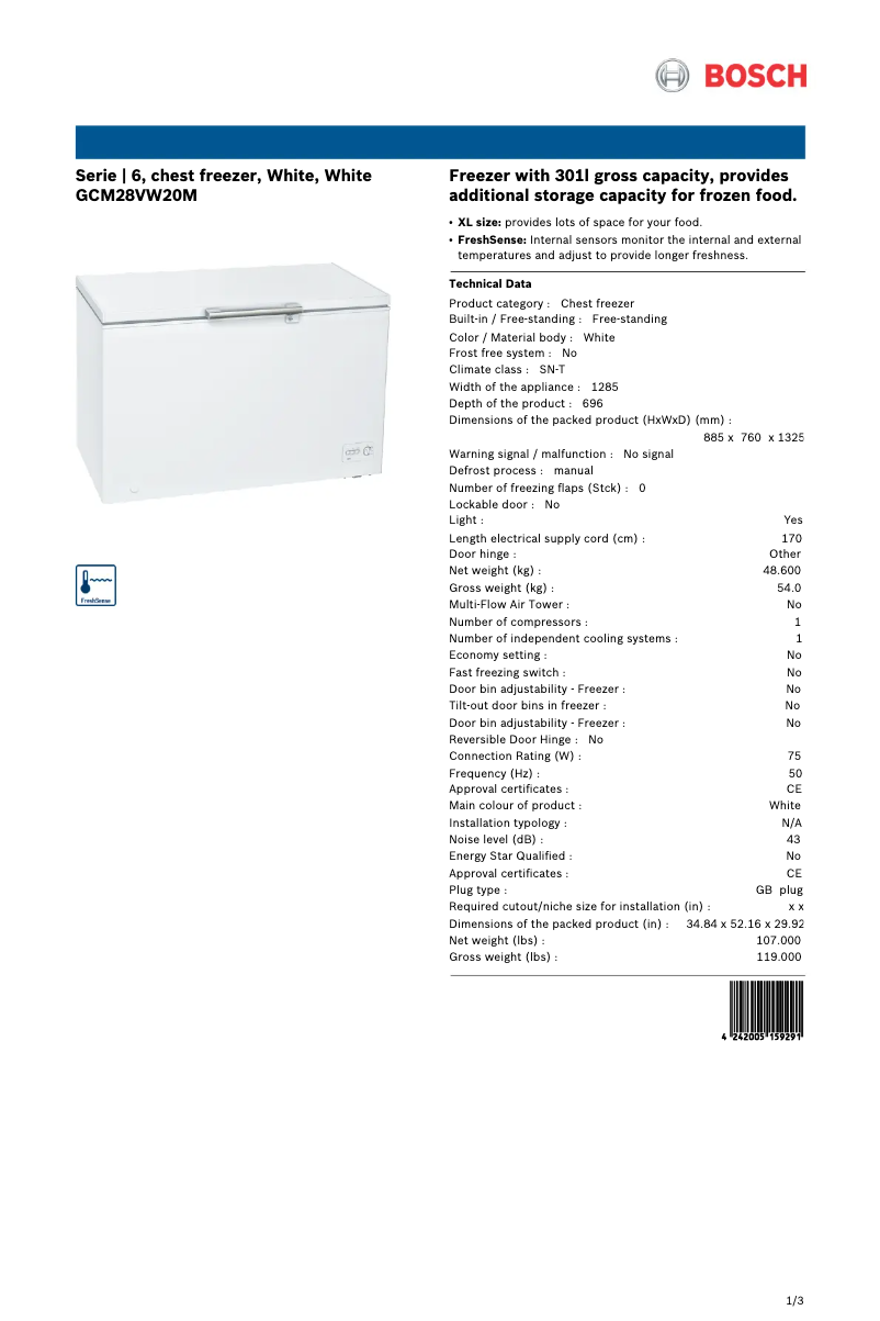 Image de la première page du manuel de l'appareil GCM28VW20M