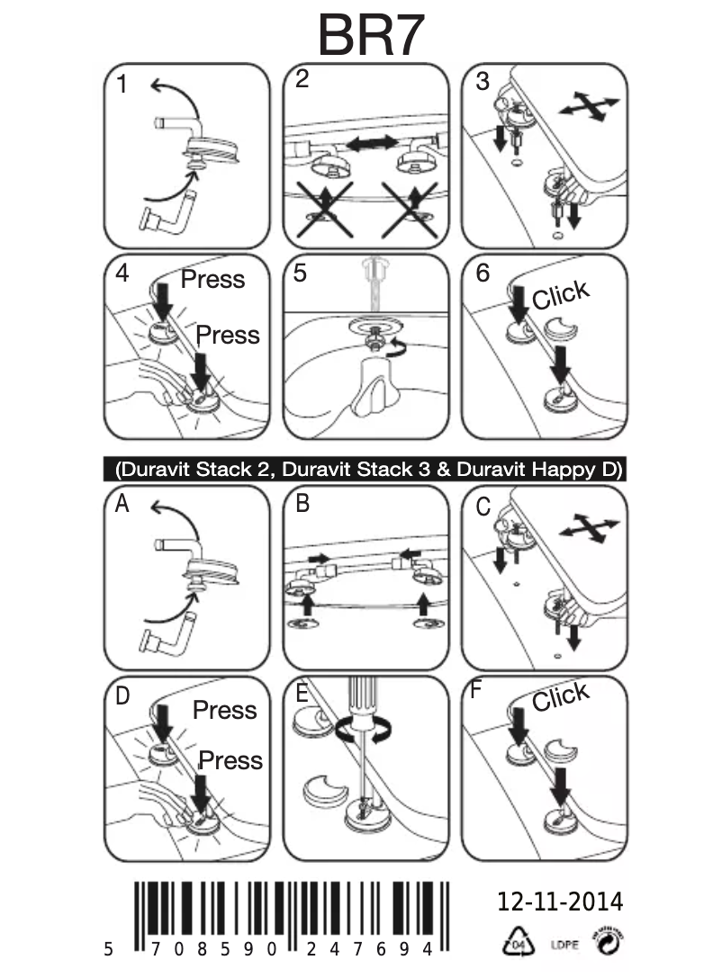 Page n°1 - Manuel utilisateur Pressalit Objecta D
