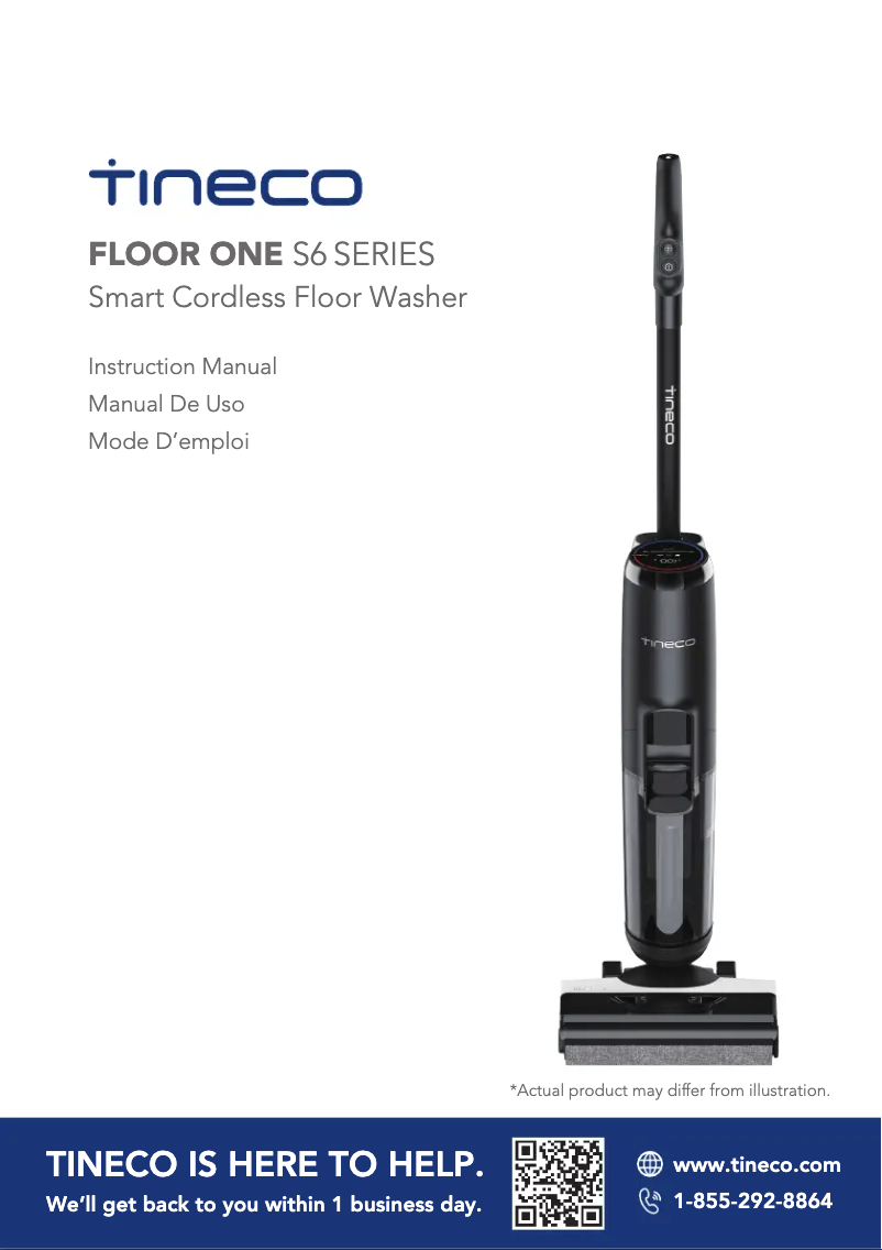 Page n°1 - Manuel utilisateur Tineco Floor One S6