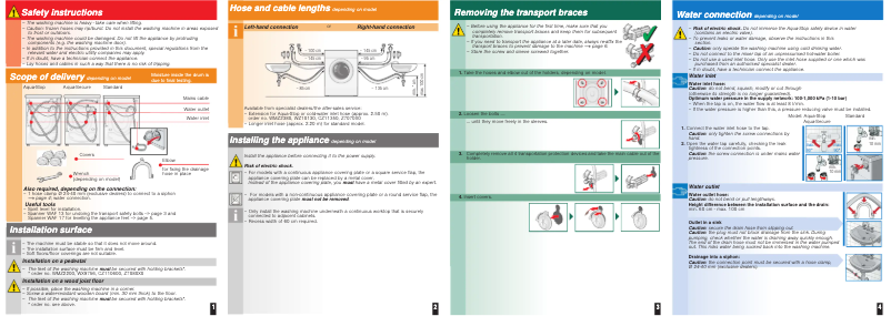 Imagen de la primera página del manual del dispositivo WAB282HE