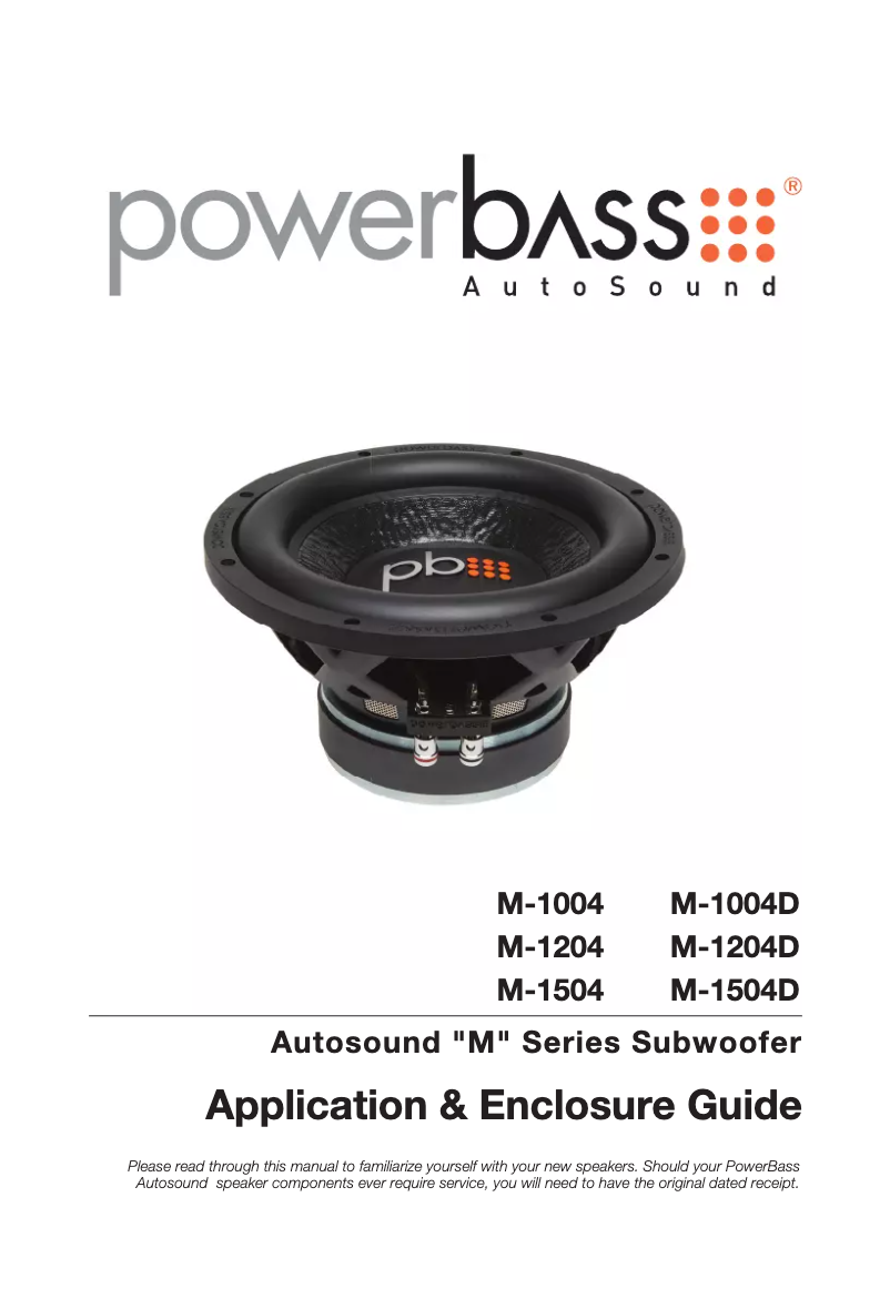 Image de la première page du manuel de l'appareil M-1204