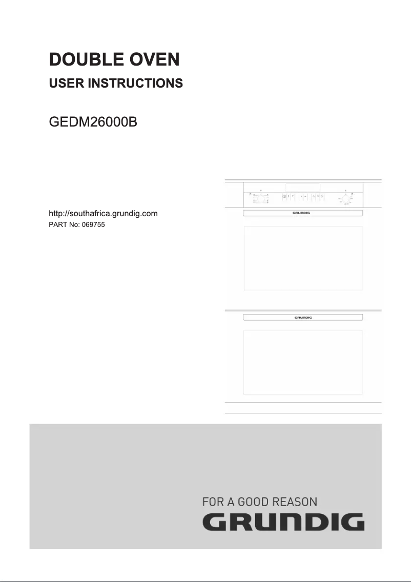 Image de la première page du manuel de l'appareil GEDM 26000 B