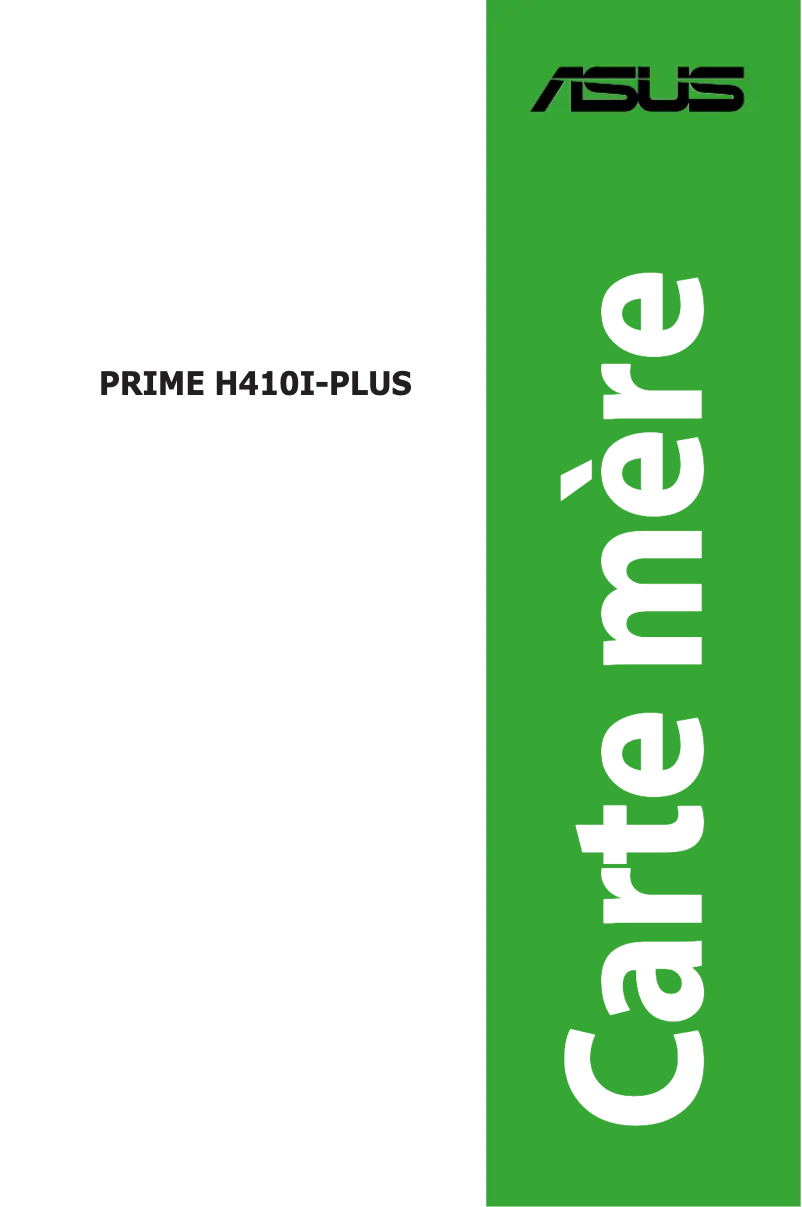 Page n°1 - Manuel utilisateur Asus Prime H410I-Plus