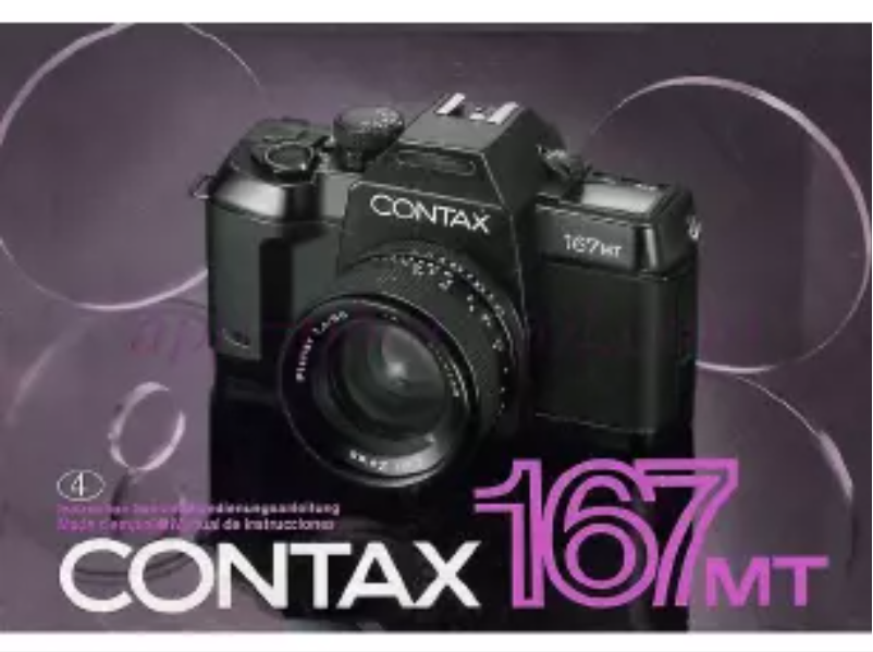 Image de la première page du manuel de l'appareil 167MT