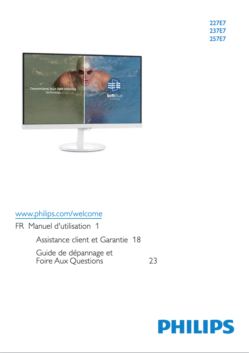 First page image of the manual for 237E7EDSB