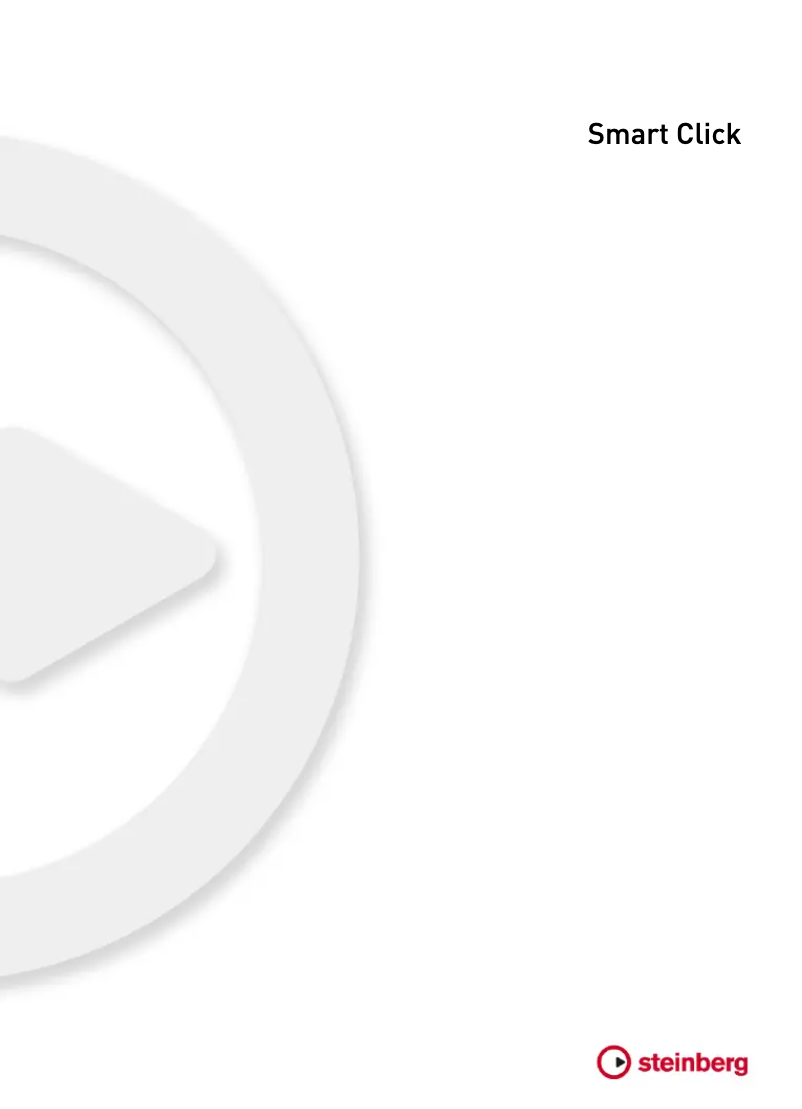 Page 1 de la notice Manuel utilisateur Steinberg Smart Click