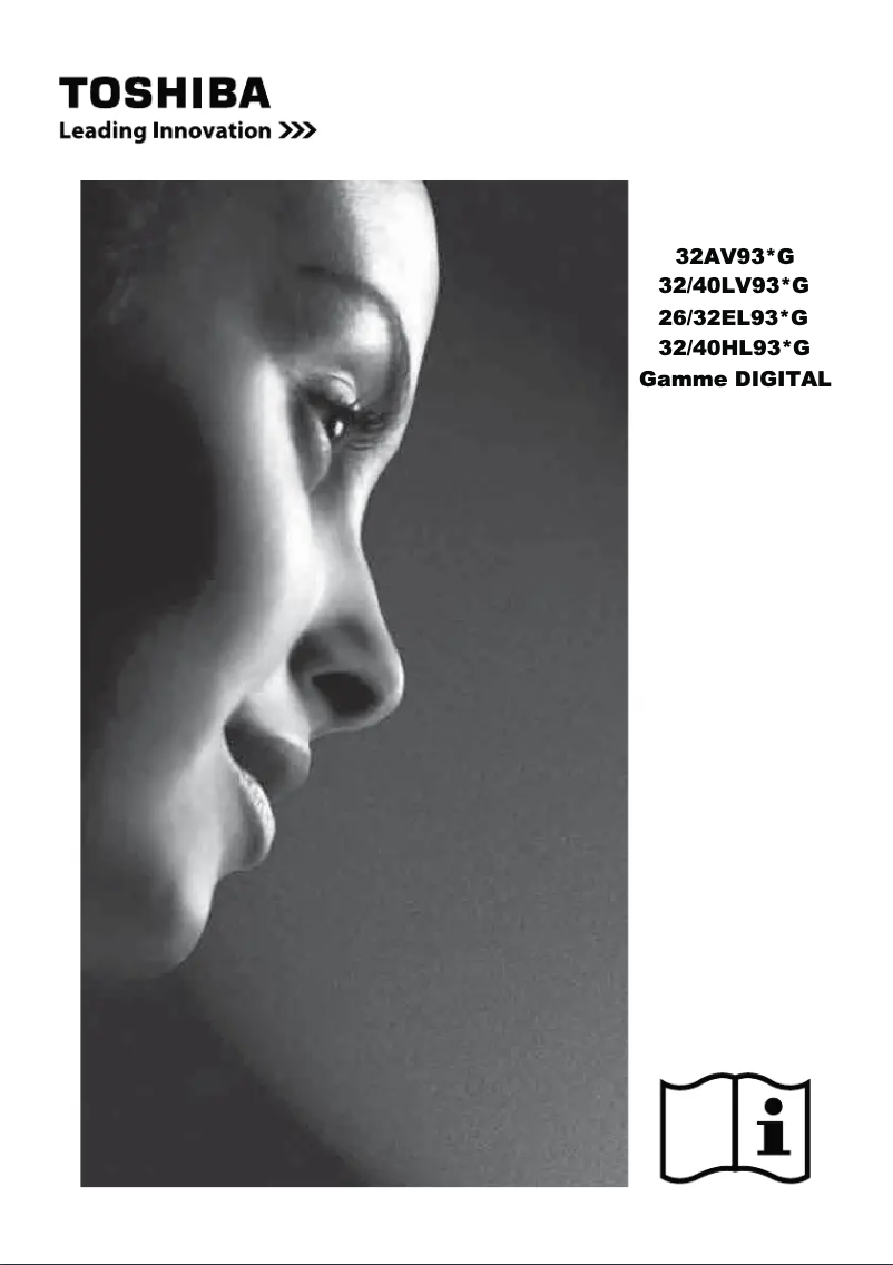 Page 1 de la notice Manuel utilisateur Toshiba 32HL933G