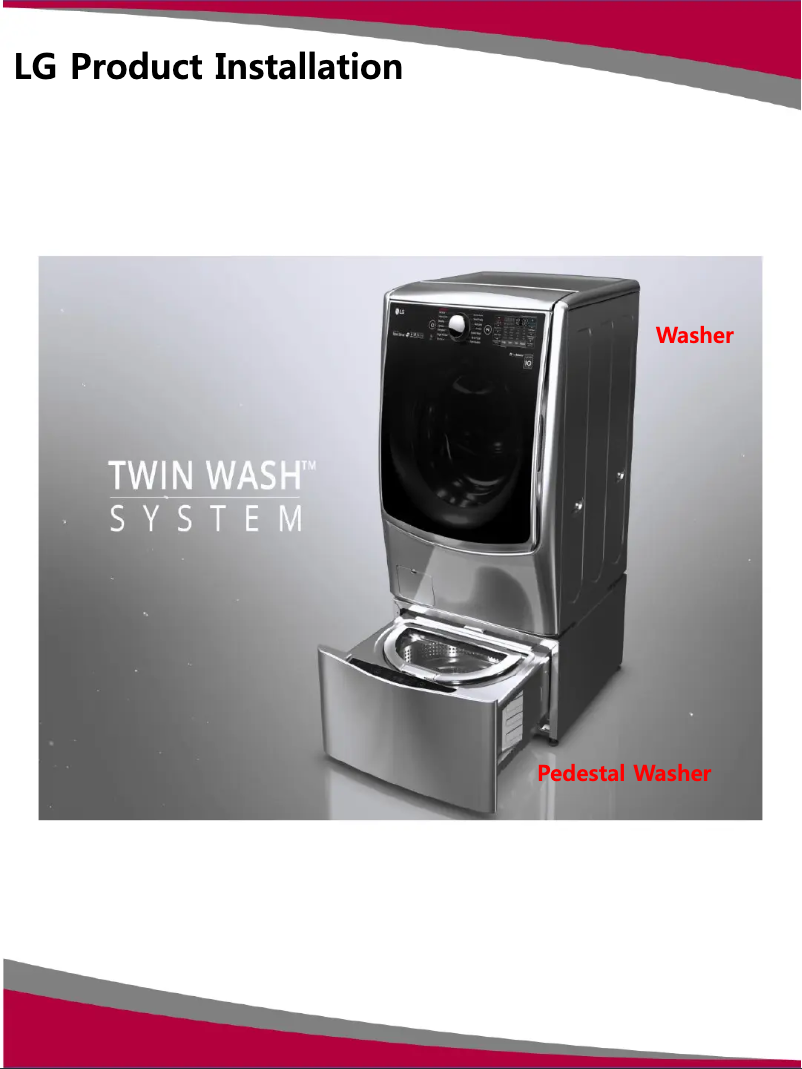 Page 1 de la notice Guide d'installation LG WD200CV