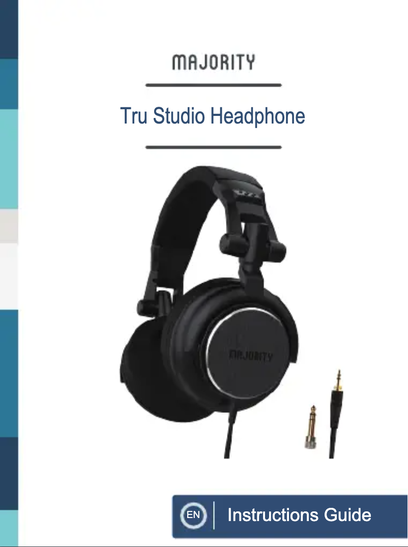 Page n°1 - Manuel utilisateur Majority Tru Studio 1