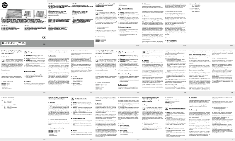 Imagen de la primera página del manual del dispositivo HG07094