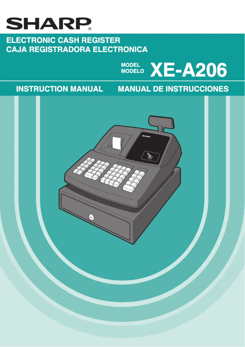 Página 1 del manual Manual de usuario Sharp XE-A206