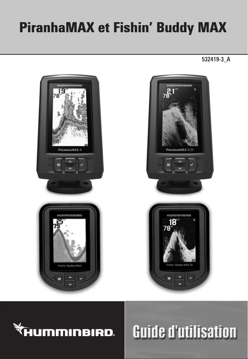 Página 1 del manual Manual de usuario Humminbird PiranhaMAX 4 DI