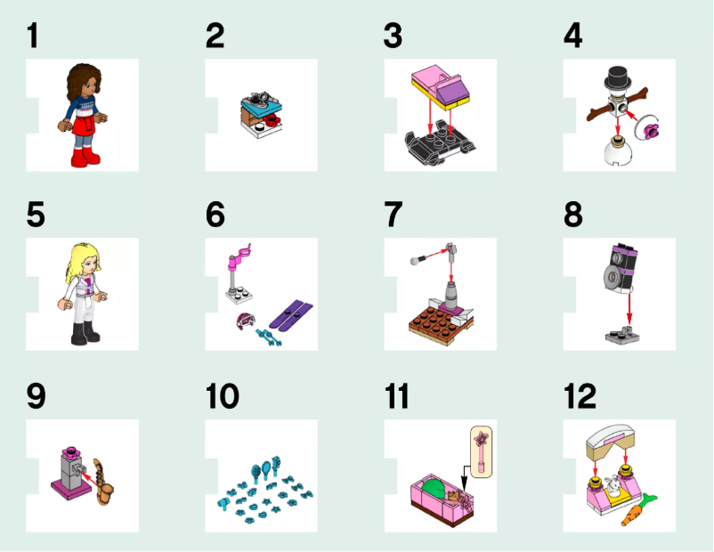 Page 1 de la notice Manuel utilisateur Lego Friends 41102