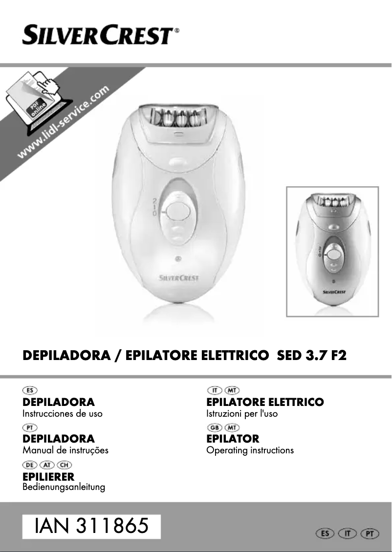 Image de la première page du manuel de l'appareil SED 3.7 F2