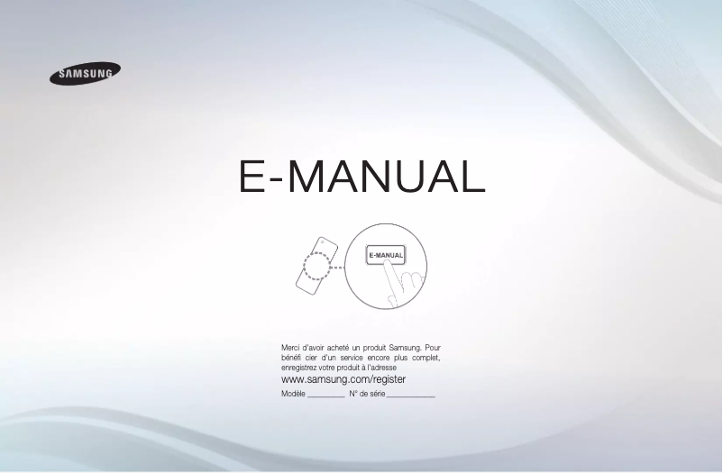 Page n°1 - Manuel utilisateur Samsung PS43D490A1