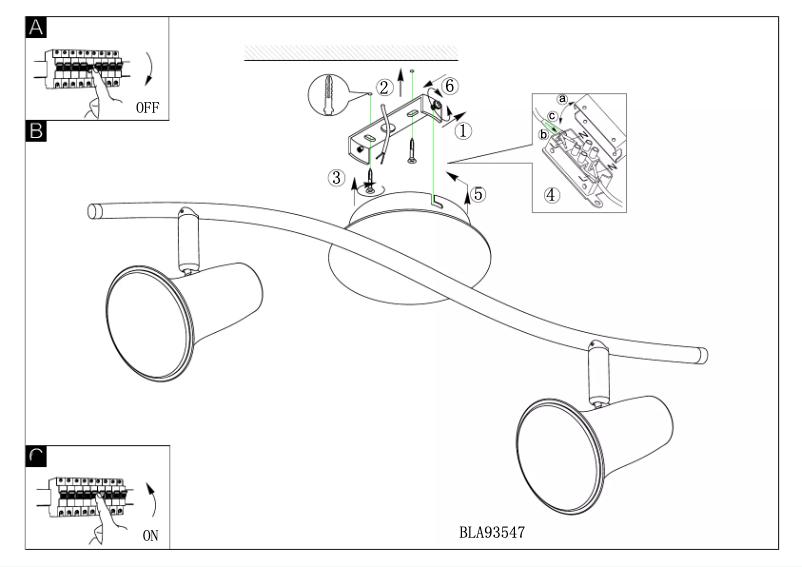 Page n°1 - Manuel utilisateur Eglo Jumilla